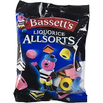 Bassetts كيس عرق السوس الأصلي بجميع أنواعه 215 جرام