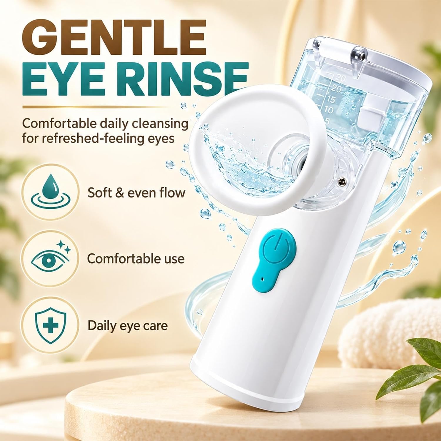 Dry Eye Humidifier Mist Sprayer, Warm Compress Eye Steamer, Face Humidifier