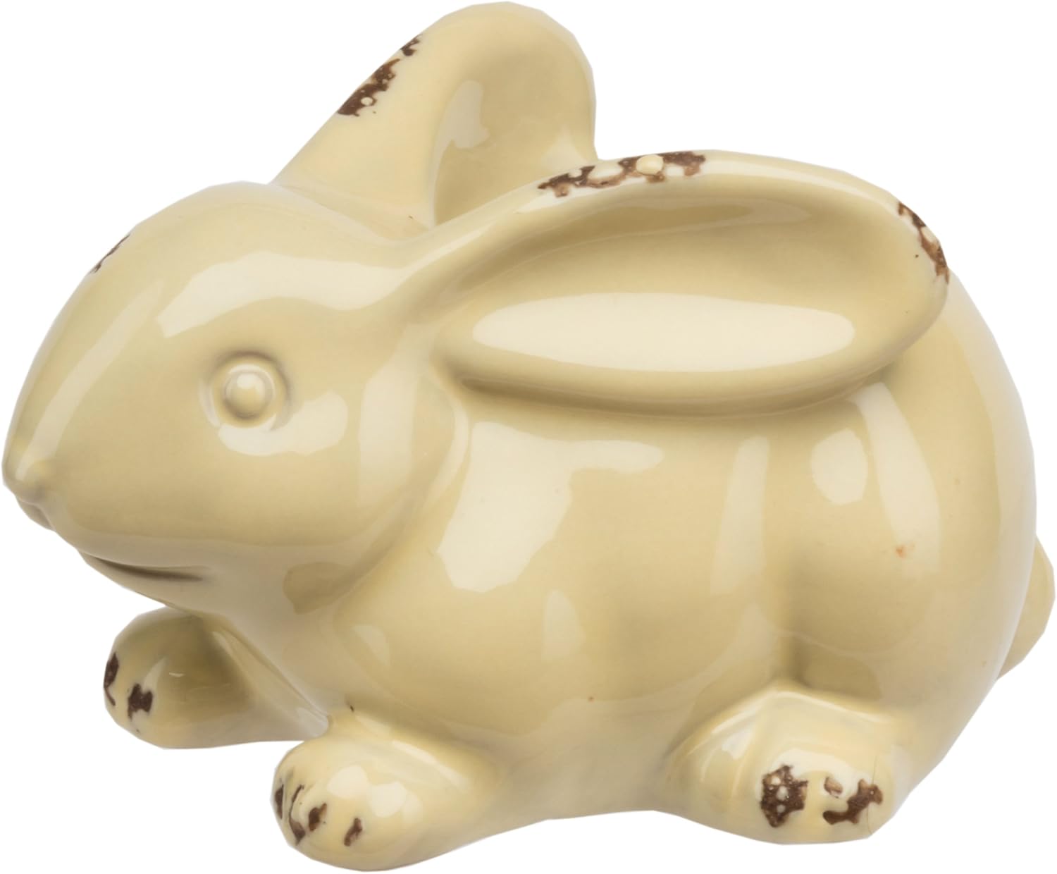 Prinz Potting Shed Bunny Tea Light Holder, Yellow Home
