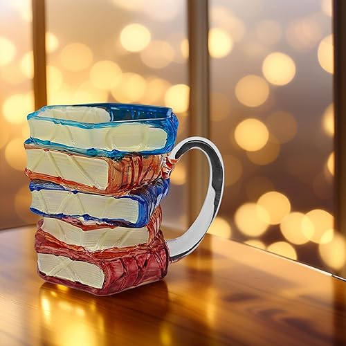 Miniatura 2 de Tazas de café vintage en relieve, recipientes de avena de 11 onzas con tapa y cuchara, tazas de vidrio transparente para capuchino, latte, cereales,