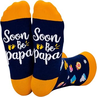 Funny Socks for Men Soon to Be Daddy Socks for New Dad