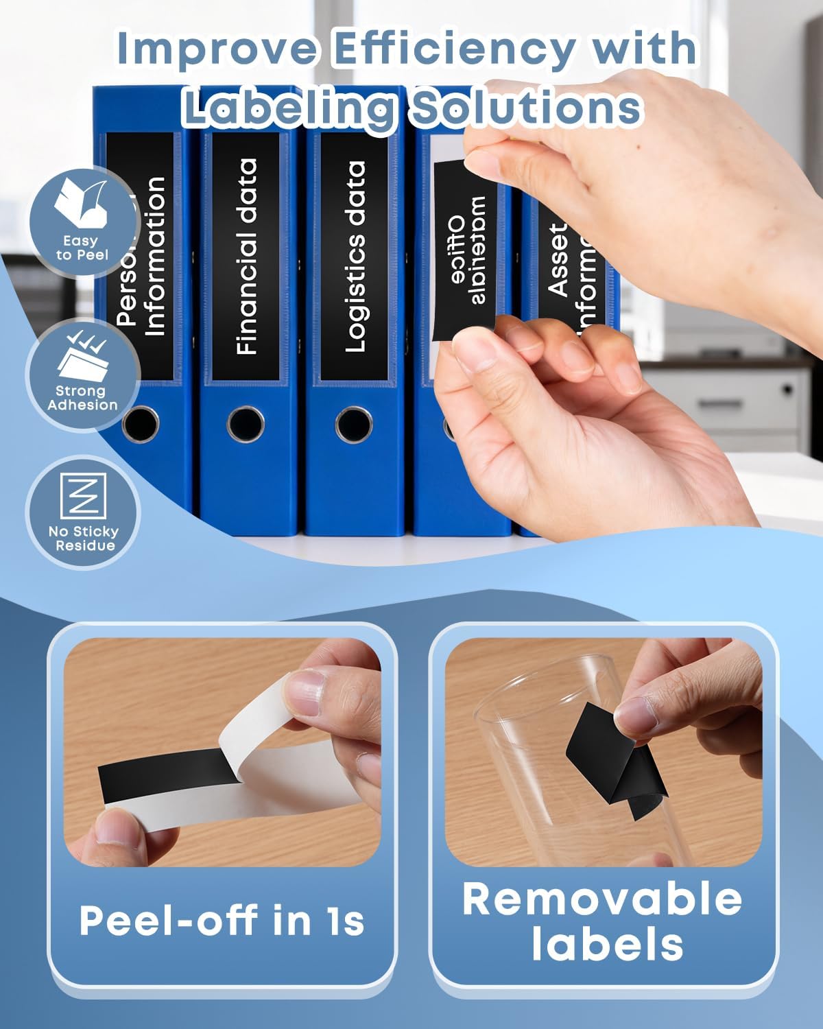 COLORWING TZe-355 24mm Black Label Tape Relace for Brother TZ Tape 24mm 0.94" Laminated P-Touch TZe355 White on Black 1 Inch for PTD600 PTD610 PTP700 PT2300 Label Maker Refills, 5-Pack