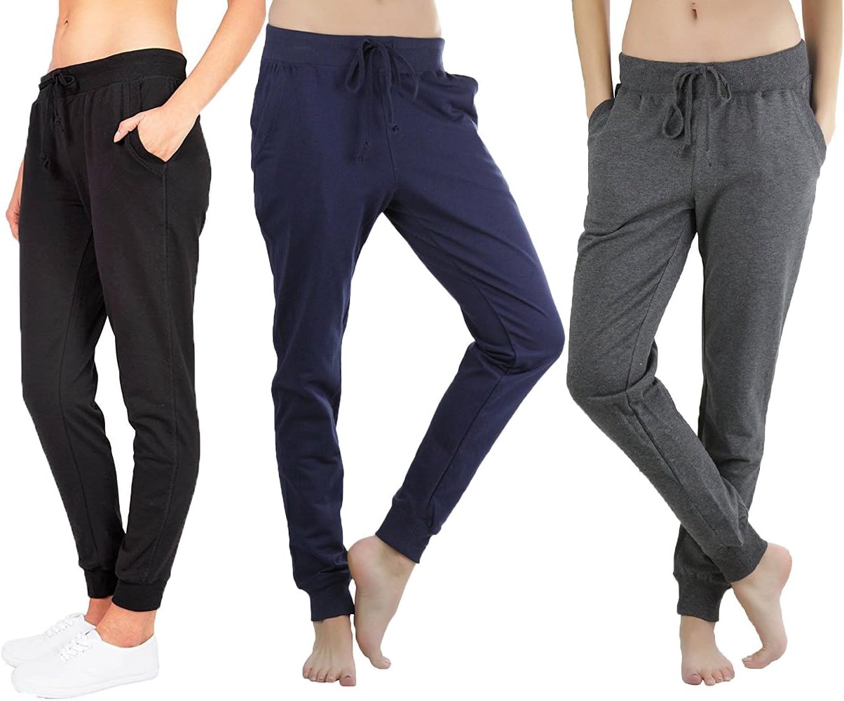 Ambiance Women's Juniors Soft Jogger Pants