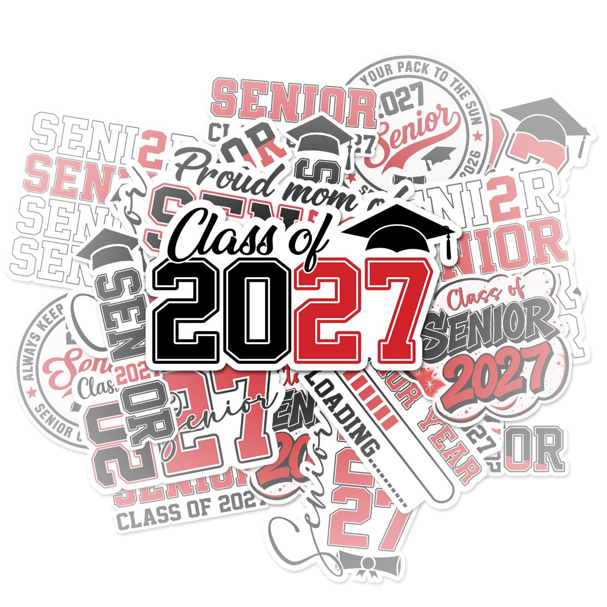Autocollants senior Senior4 lot de stickers format 3 pouces