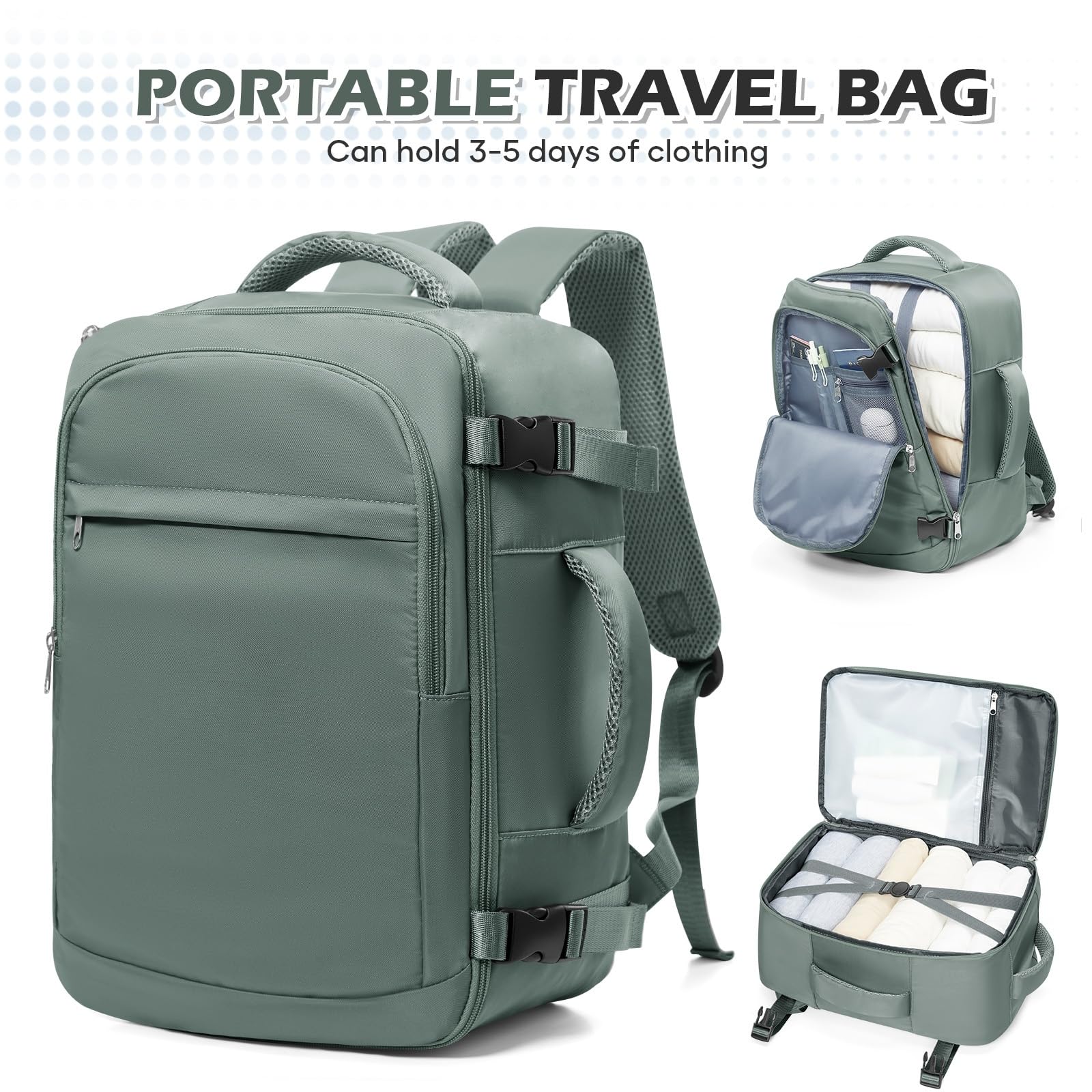 Mochila escolar Zaino Da Viaggio Cabina 15,6 Pollici Per Gli Uomini, Adatto A 40x30x20, Portatile Di Grande Capacità Viaggi D'affari E Uso Universitario-black-china Mainland