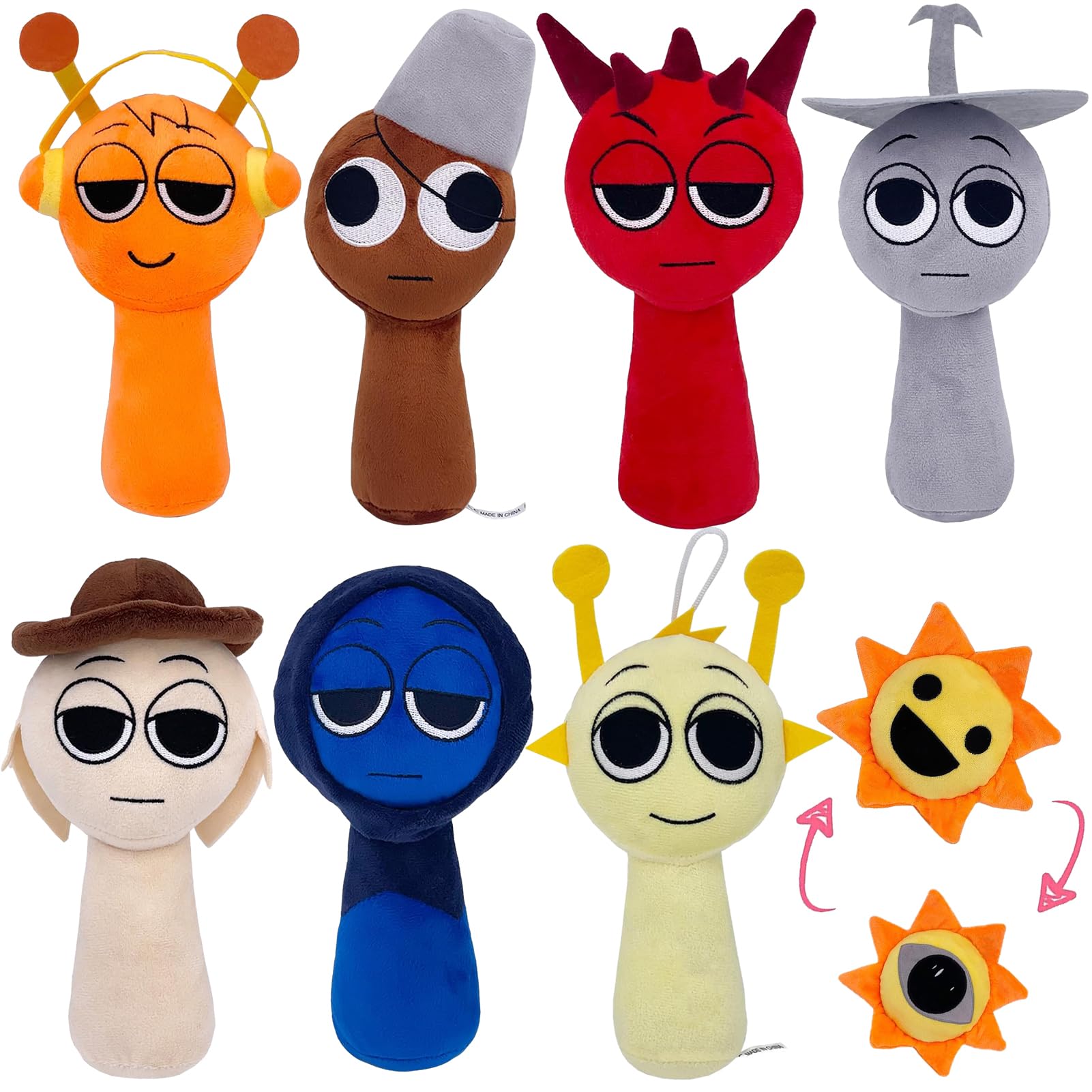 Amazon.co.jp: スプランキー ぬいぐるみ セット 8体 キャラクター