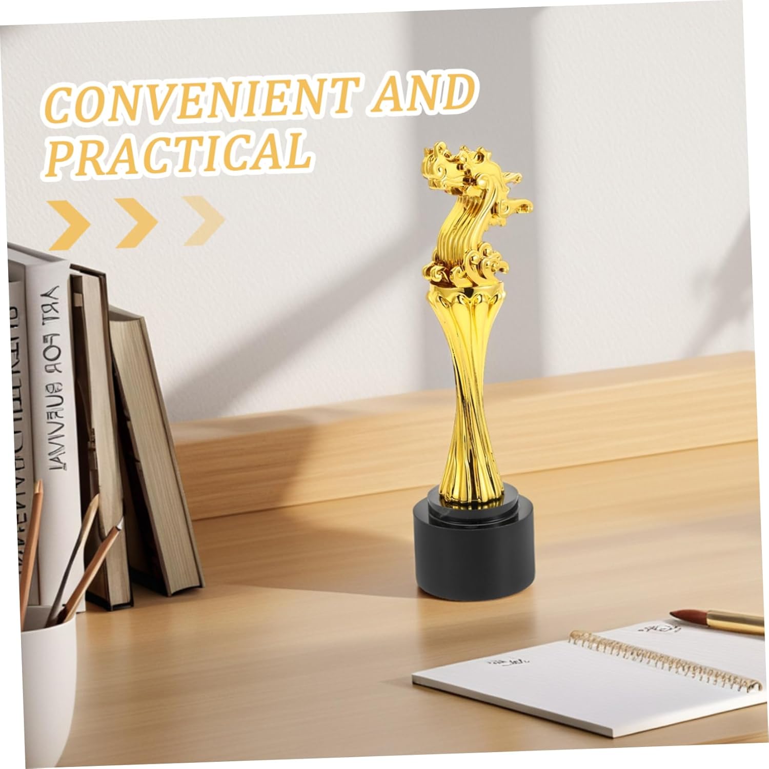 Dragon Boat Trophy Creative Trophy Model Ceremony Competition Trophy Delicate Winner Trophy Prop Student