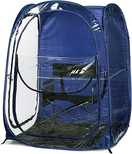 Miniatura 17 de WeatherPod® The Original Shark Tank MyPod™ 1-2 Person Pop-Up Pod - Stay Warm, Dry, and Out of The Sun - Weather Pod for Sports, Rain, or Wind Azul