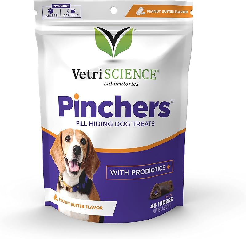 Esconde Comprimidos para Cães com Probióticos e Pasta de Amendoim VetriScience – Pacote com 2