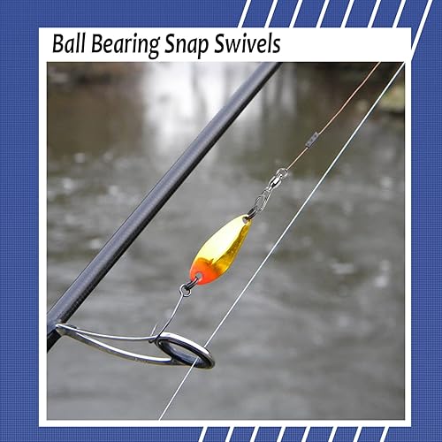 Miniatura 7 de AMYSPORTS Rodamiento de barril de acero inoxidable giratorio de alta resistencia Conector de agua dulce giratorio de acero giratorio de acero