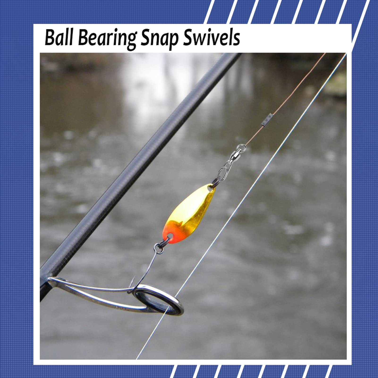 Cuscinetti Snap Girelle da Pesca Acqua Salata Girella da Pesca Acciaio Inox Girelle Pesca Snap Mare Spinning