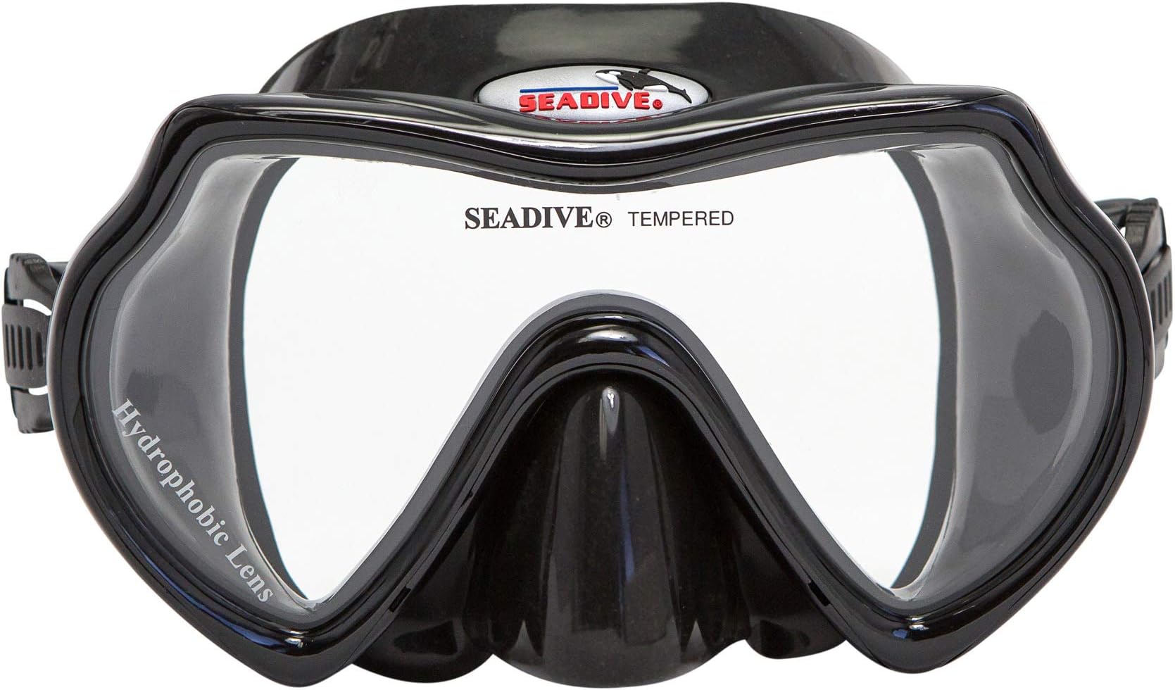 SeaDiveEagleye Hydrophobic Mask (Black Silicone)