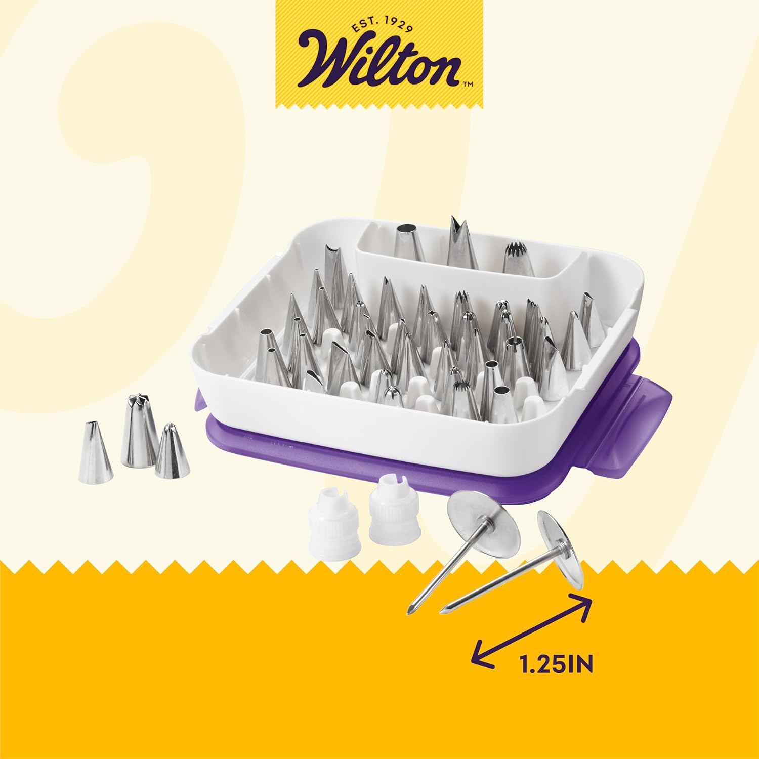 Buy Wilton 55-Piece Cake Decorating Tip Set at Ubuy Liberia