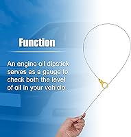 Vista 4 de X AUTOHAUX Indicador de nivel de aceite del motor para Chevrolet Express 1500 2003-2014 para Chevrolet Express 2500 2003-2006 Amarillo