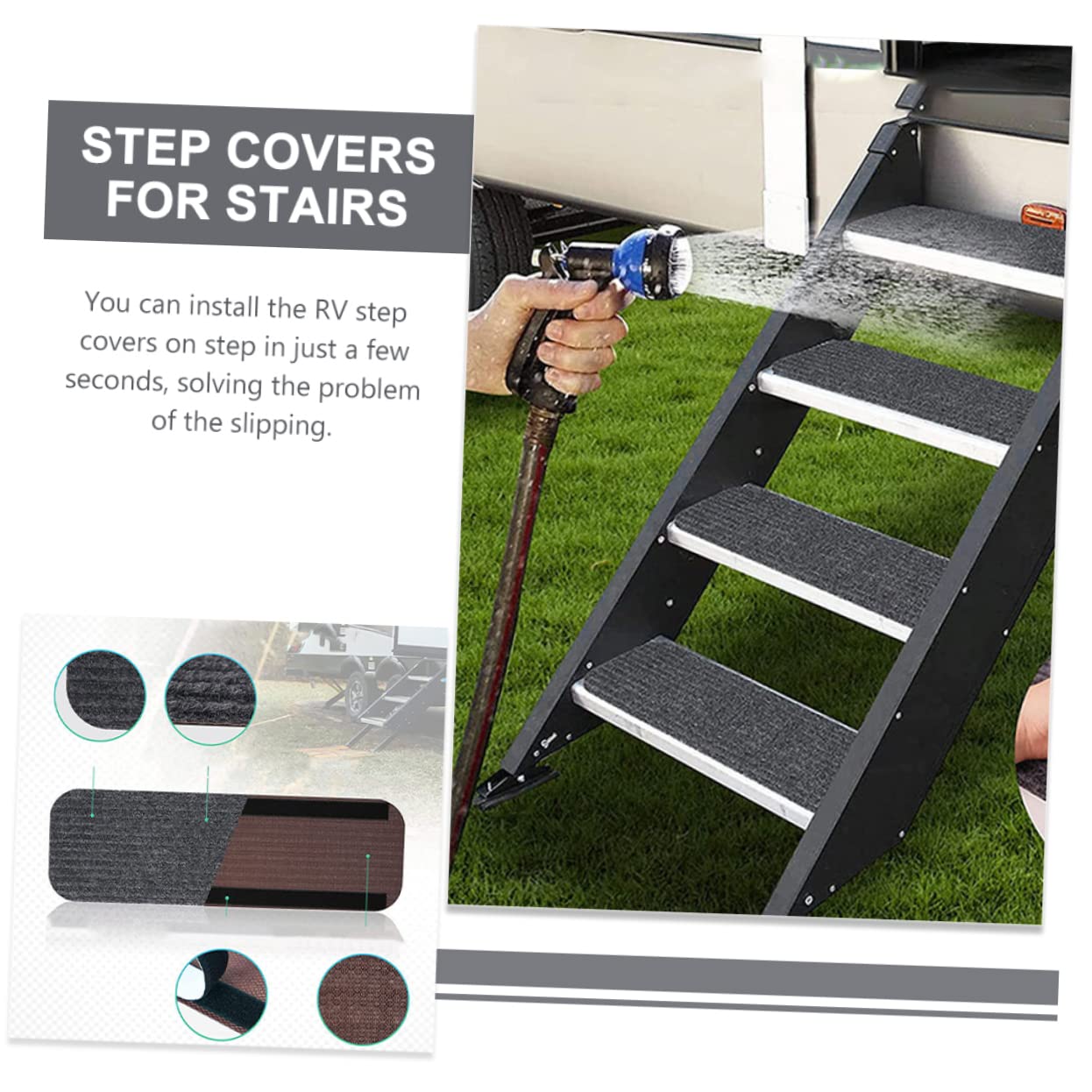 Échelle Camping-car Pliable Pour Toit Relevable VW T6 | Échelle Télescopique Pour Camping-car | Porte-moto Camping-car Et Porte-vélo Hayon | Accessoires Camping-car | Français