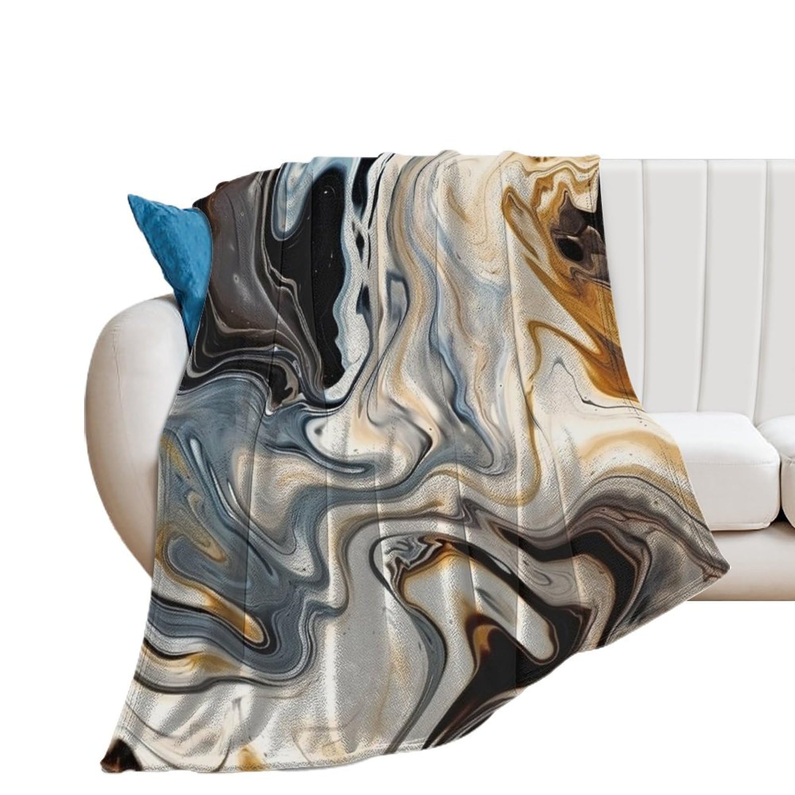 Couverture flanelle anti-boulochage douce au toucher soie