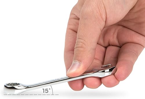 Vista 204 de TEKTON - Llave combinada (0.472 pulgadas).