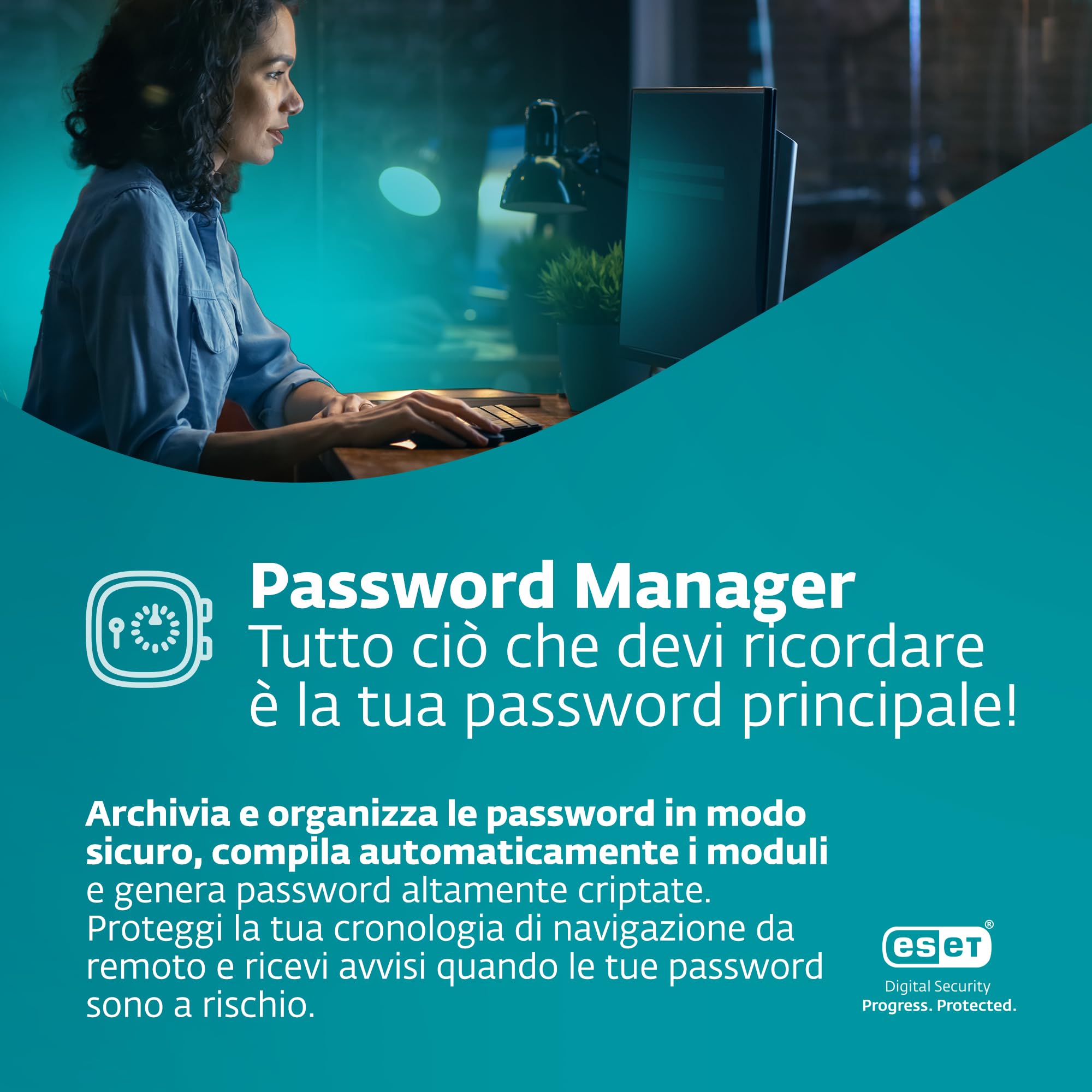 ESET HOME Security Premium 2025 | 10 dispositivi | 1 anno | Password Manager, Crittofgrafia, Privacy e sicurezza del browser inclusi | Windows, MacOs, Android, iOS |Codice di attivazione tramite email