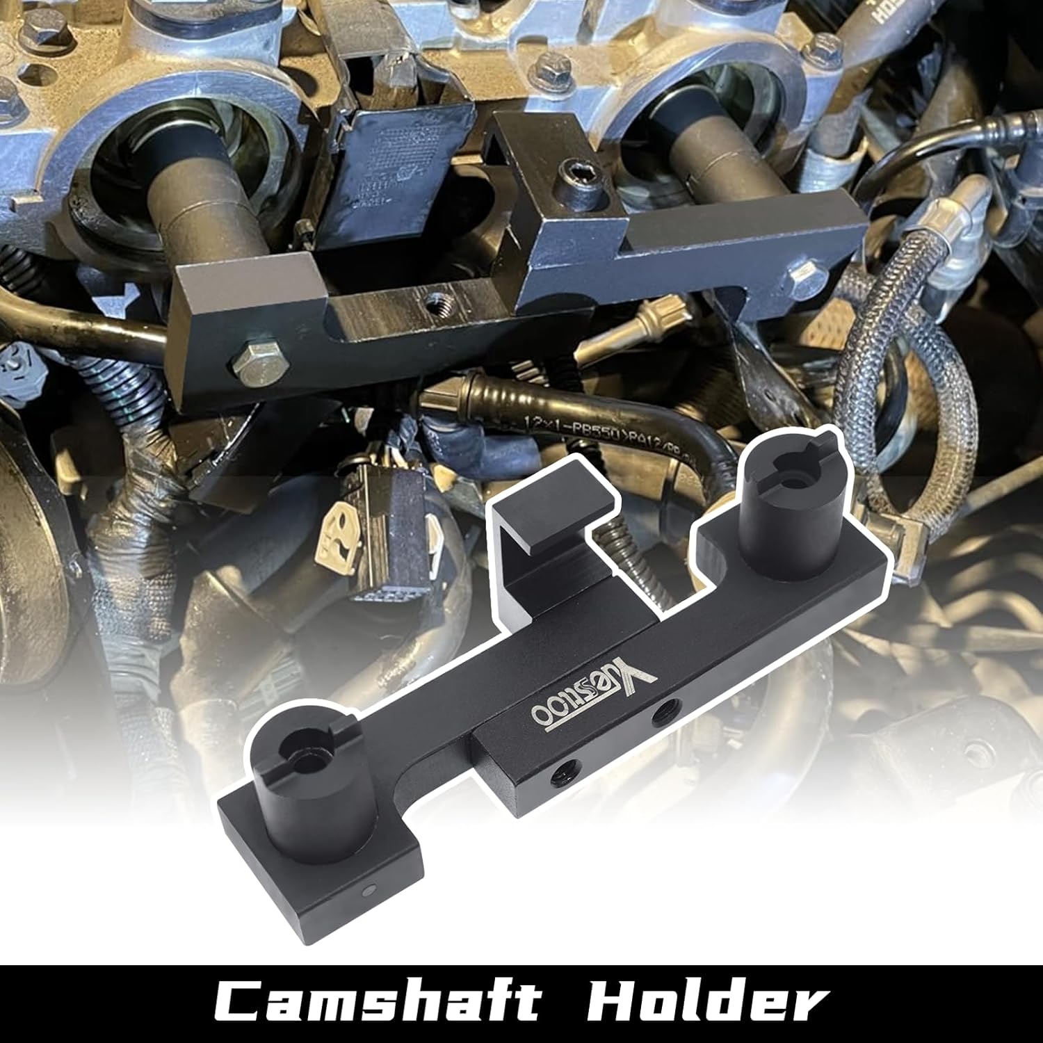 Camshaft & Crankshaft Timing Locking Tool Kit, Compatible with Volvo S40 S60 XC90 V70 S80 2.0 2.3 2.4 2.5 2.8 2.9T, 4 5 6 Cylinder Engine, Replace 9995452 9995451, with Case & Gloves