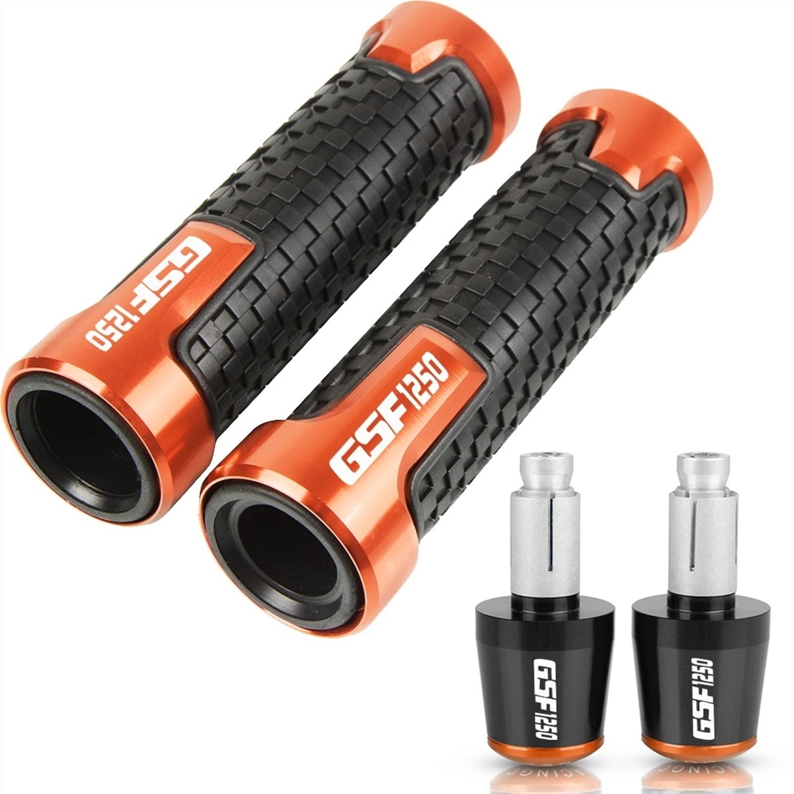 Poignées caoutchouc 22mm Suzuki Bandit 1250 anti-glisse contre la fatigue