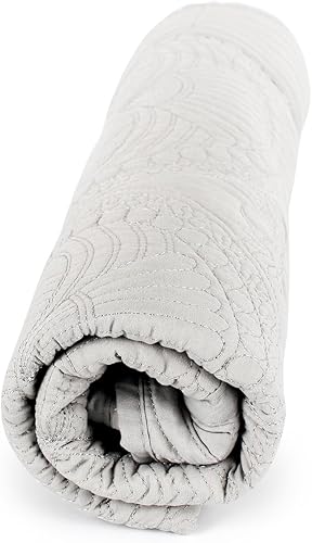 Miniatura 5 de Edredón ligero para niños y bebés, colcha de algodón en relieve para cuatro estaciones, festoneada de 36 x 46 pulgadas, regalo para bebé recién