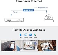 Vista 4 de ONWOTE NVR de 8 canales 4K 8MP (8 puertos PoE incorporados), grabadora de seguridad de audio de video, solo funciona con cámaras IP PoE ONWOTE