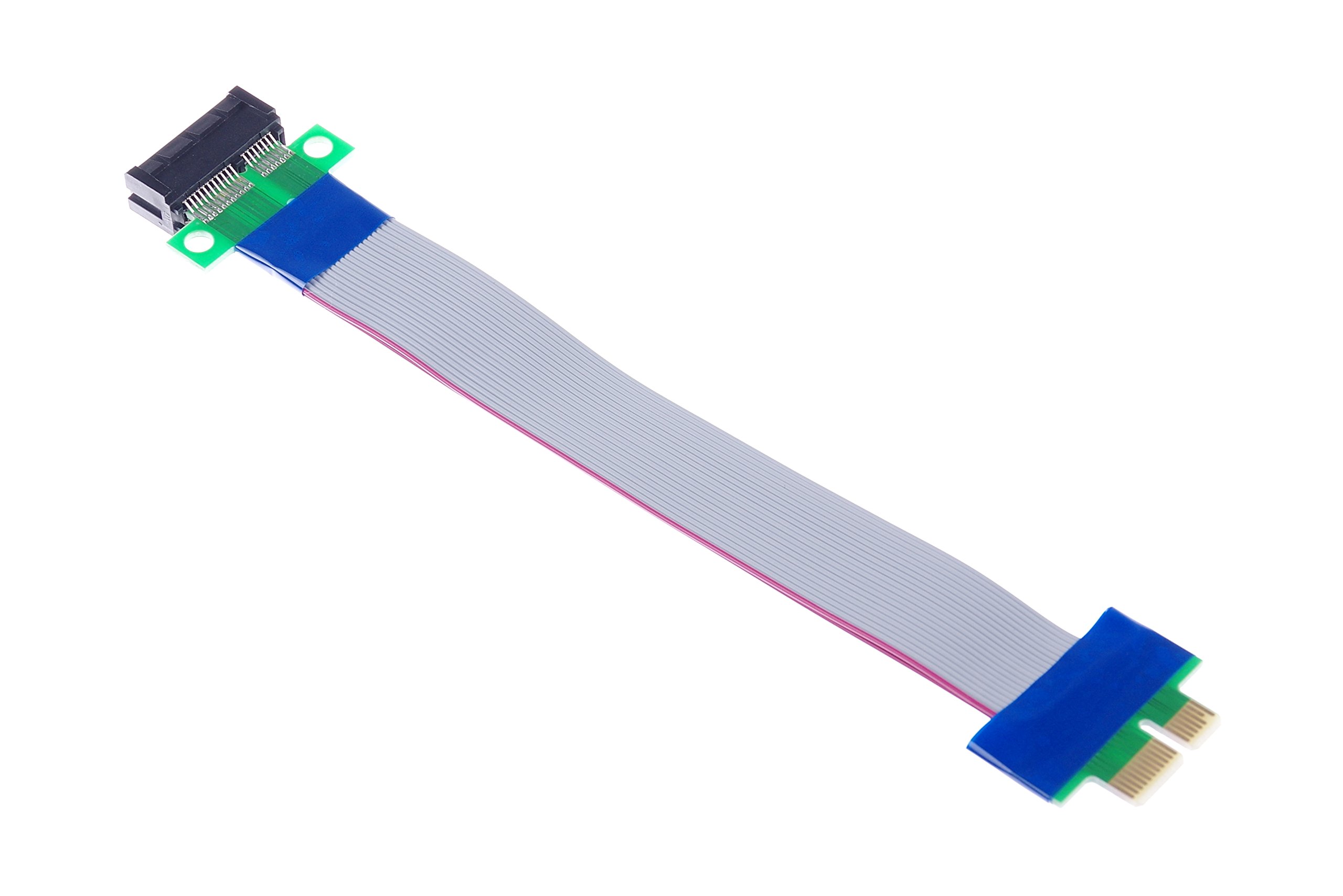 KNACRO PCI-E Extension Cable 36Pin PCI-E 1x Riser card for 1U 2U