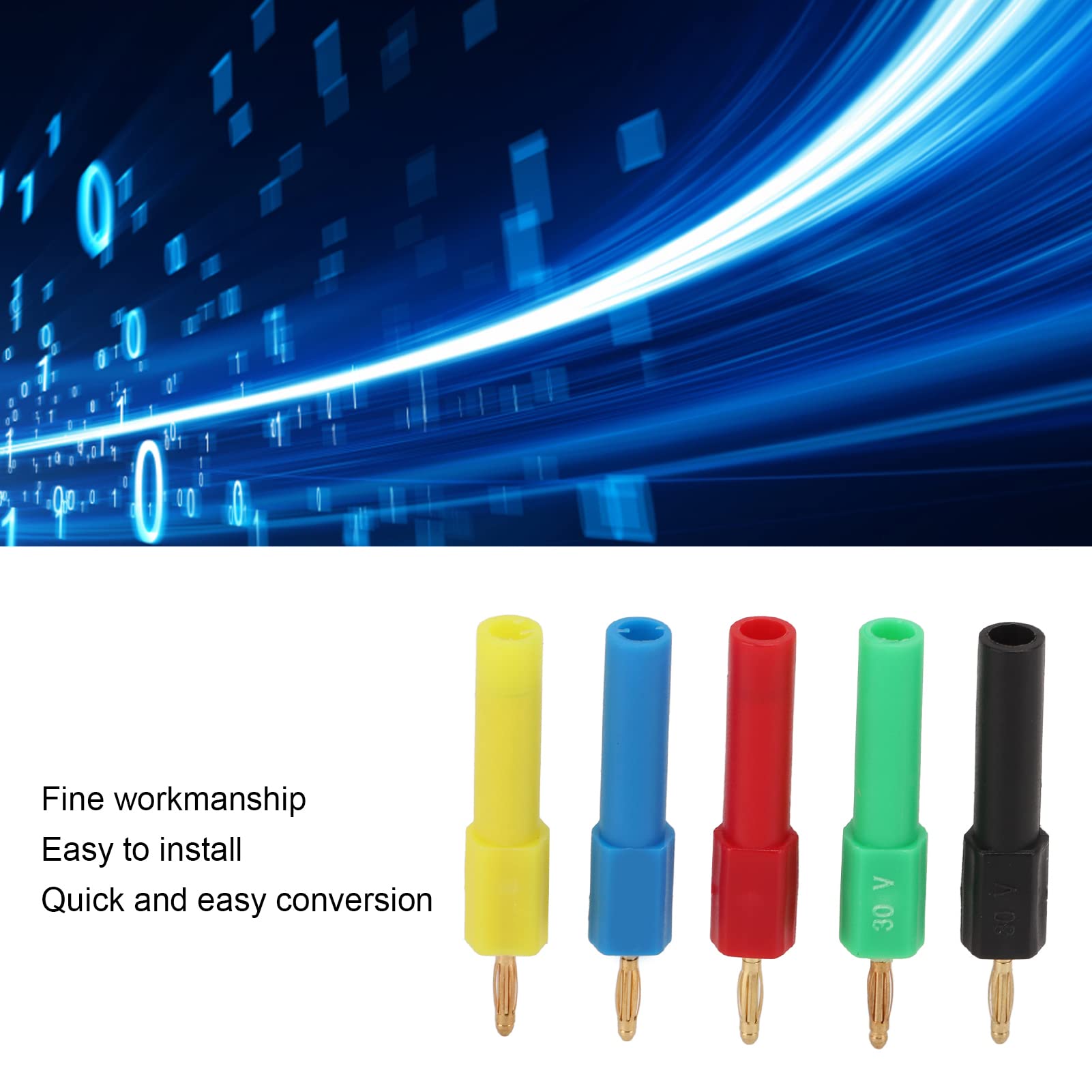 Hubbell HBL1533 ElastoGrip Connector, 20 amp, 125V, 5-20R