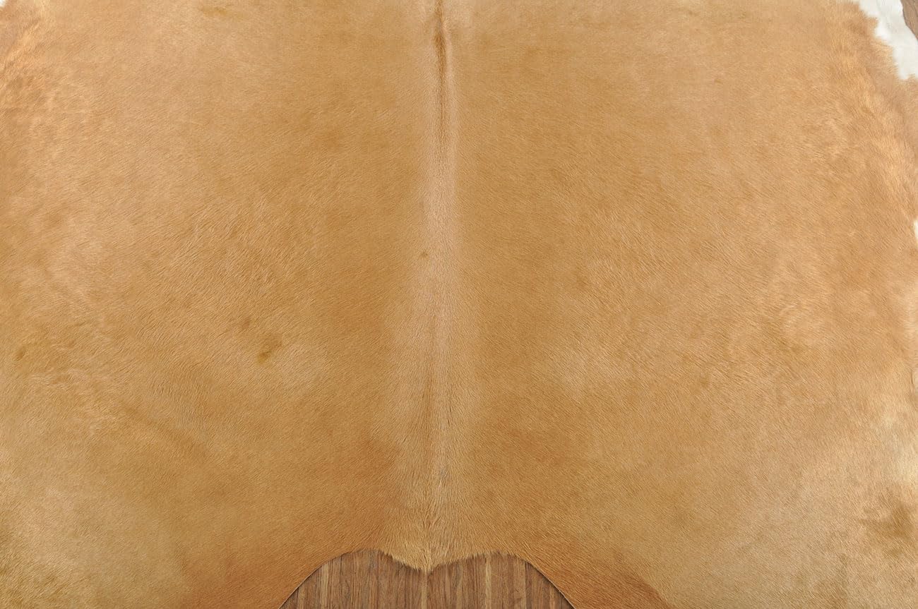 generisch KUHFELLE ONLINE Kuhfell Teppich Exotisch Braun Natur ca. 220 x 200 cm Rinder Fell