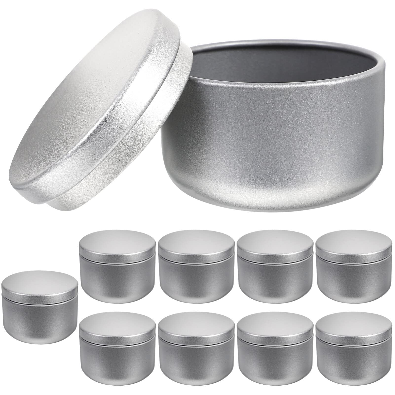 Alipis10pcs Tinplate tea tea containers for loose tea empty storage tins tea canisters Storage Containers tin canisters with lids Tea Packaging tin cans candy travel Storage Box