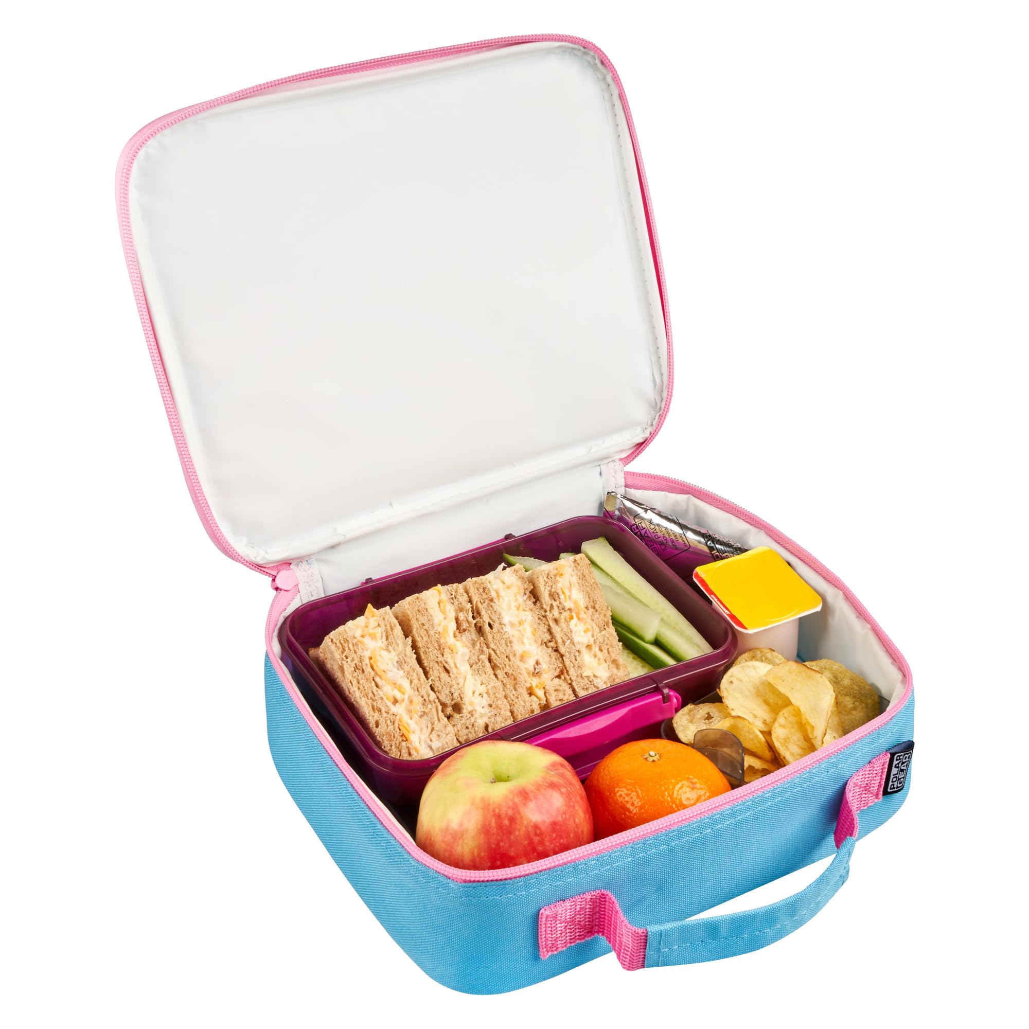 Gabby's Dollhouse Sac à Goûter Thermique Rose 21,5x8,5x19 Cm - Petit Sac à Dos Avec Poignée Réglable