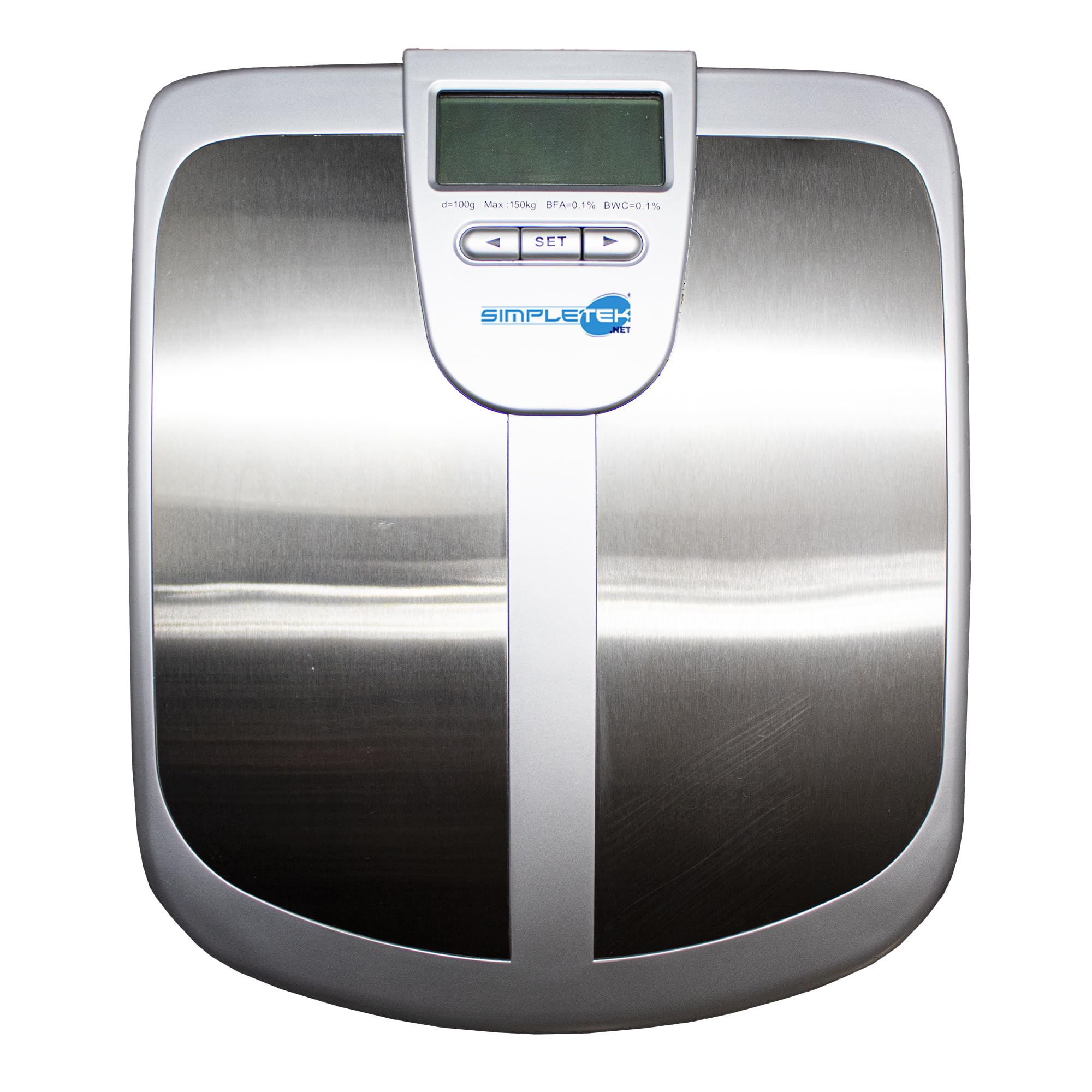 SIMPLETEK - Báscula de baño Med Pro 3 en 1 de 150 kg con placa de masaje | 9518787 Accesorios no incluidos (reacondicionado)