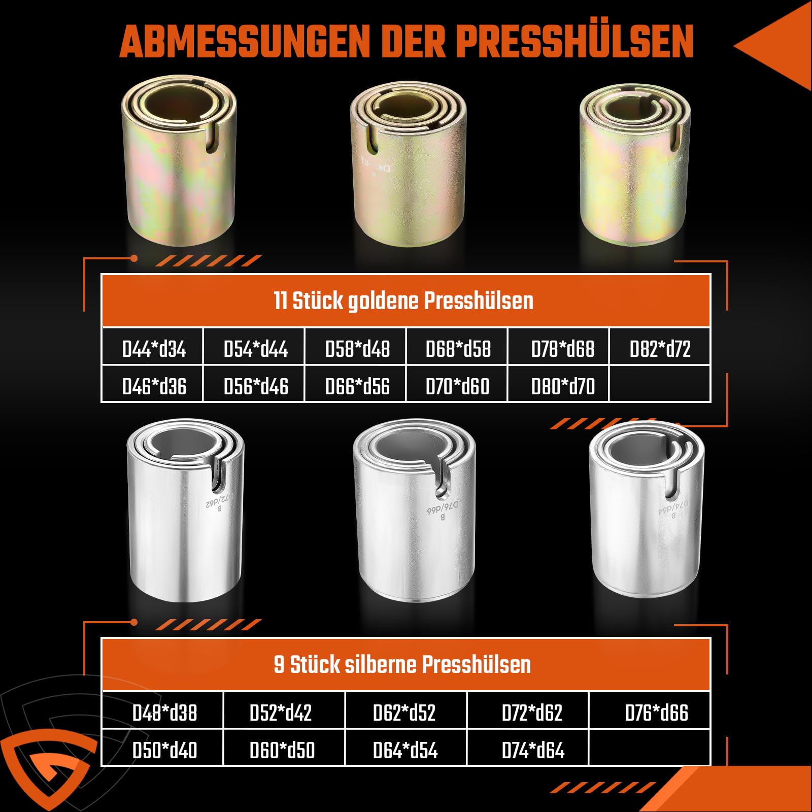 Set Di Estrattori Silentbloc Wiltec 27 Pezzi, Espulsore Per - Foto 8