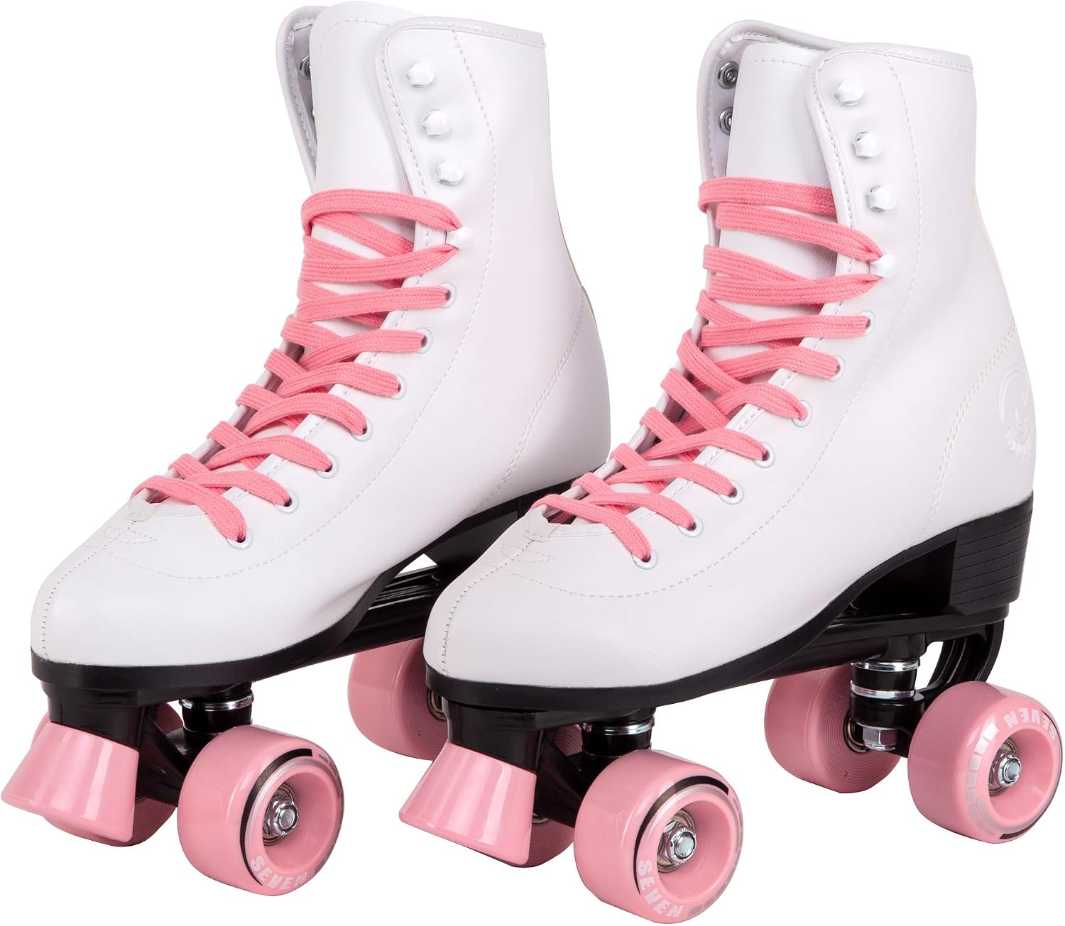 C SEVEN C7skates Soft Faux Leather Quad Roller Skates