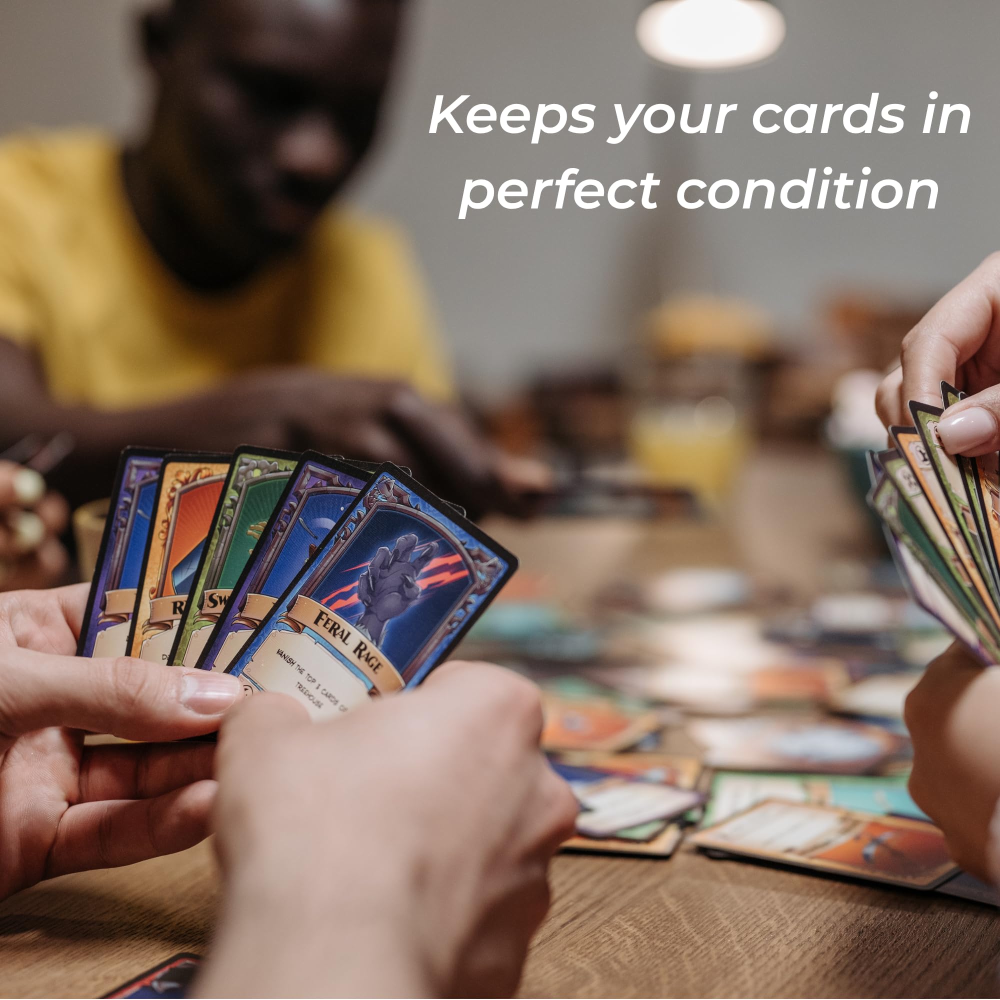 Max Protection Lot de 1000 pochettes crantées pour cartes à collectionner, sans acide et sans danger pour les échanges, les sports, les cartes à collectionner