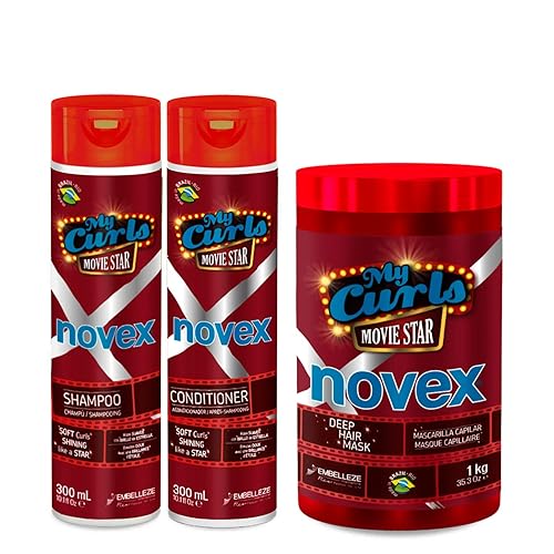 Miniatura 1 de Novex My Curls Movie Star Champú  acondicionador 101 oz  máscara de pelo 35oz