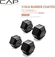 Vista 312 de CAP Barbell - Mancuerna recubierta Varias opciones de pares y conjuntos