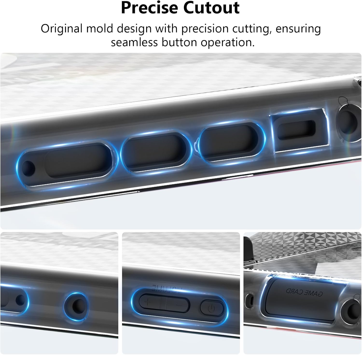 HEYSTOP Switch 2 Case for Nintendo Switch 2, Protective Case Compatible with Nintendo Switch 2, Switch 2 Accessories Kit with Grip Controller,Tempered Glass Screen Protector, Thumb Stick Caps - Image 8