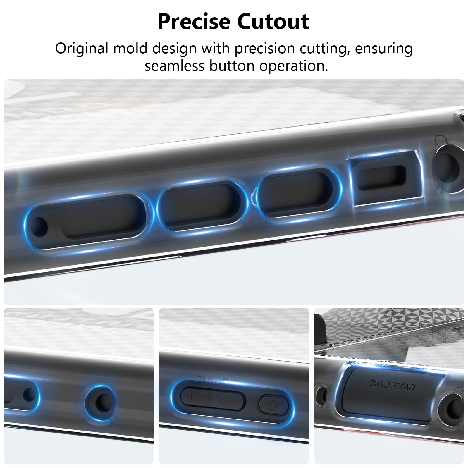 HEYSTOP [120 Pezzi] Custodia per Nintendo Switch 2 Dockable Clear Soft TPU Cover Protettiva per Switch 2 Grip con Una Protezione per Lo Schermo in Vetro Temperato Switch 2 e 6 Cappucci per Levette