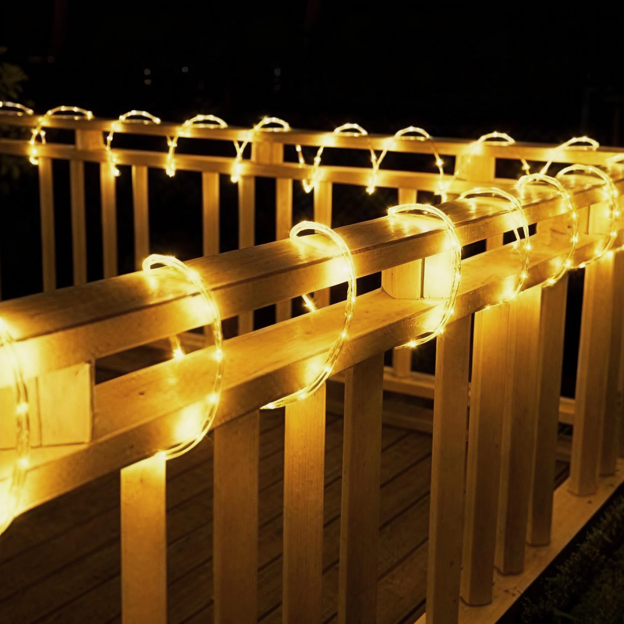 50 m, 500 diod LED, możliwość ściemniania, łańcuch świetlny LED z 8 trybami pracy i timerem, wąż zewnętrzny, klasa wodoszczelności IP44, Boże Narodzenie, oświetlenie dekoracyjne, oświetlenie