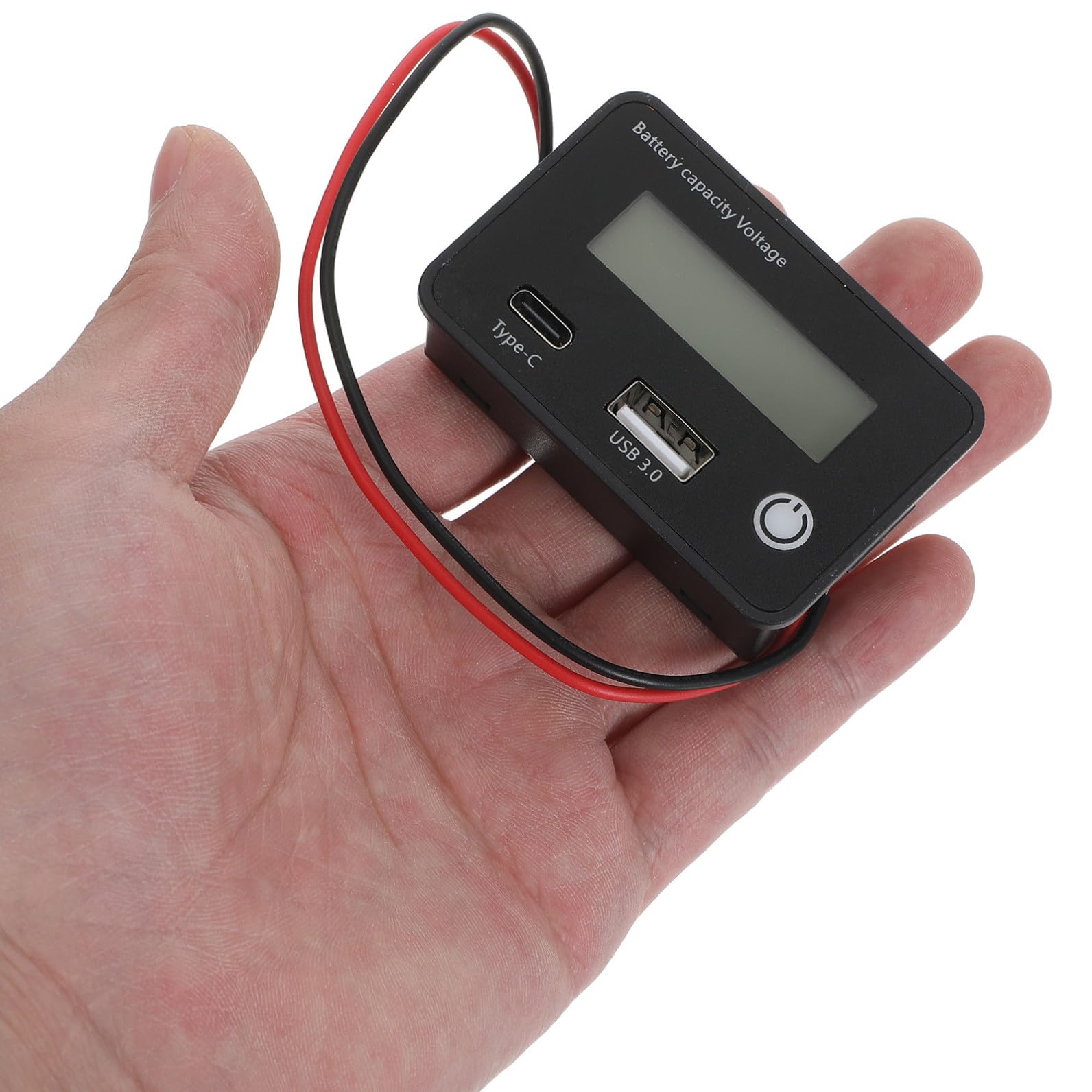 Comprobador Digital de Batería LCD USB Tipo C 8-30v para Carrito de Golf