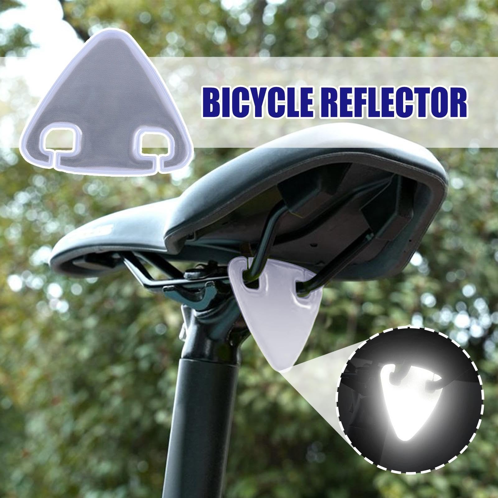 Reflektory rowerów nocnych, reflektory do rowerów Odblaskowy tylny znak | Entuzjasty rowerowe