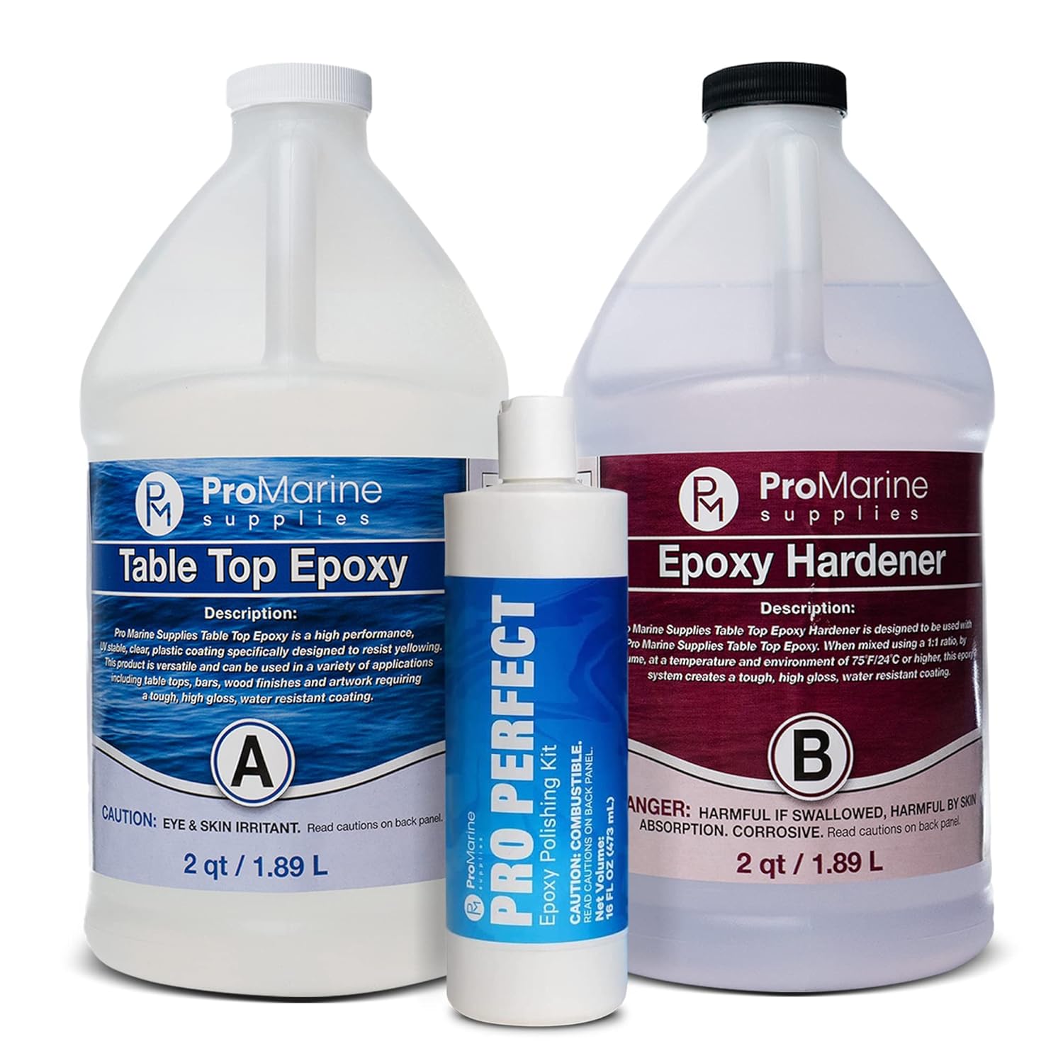 UV Resistant Clear Epoxy Resin Kit for River Tables, Woodworking