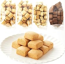 Soy Milk Okara Cookies, 2.2 lbs (1 kg), Plain, Cocoa, Black Sesame, Diet, Candy, Cookies, Low Sugar, Snacks, Large Capacity, No Additives, Low Sugar