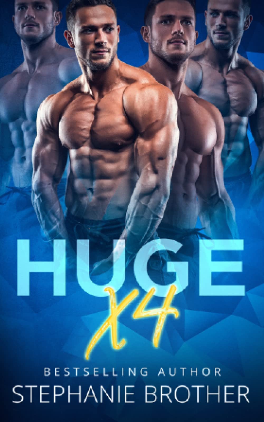 HUGE X4: A Double Twin Stepbrother MMFMM Menage Romance: 4 (HUGE Series)