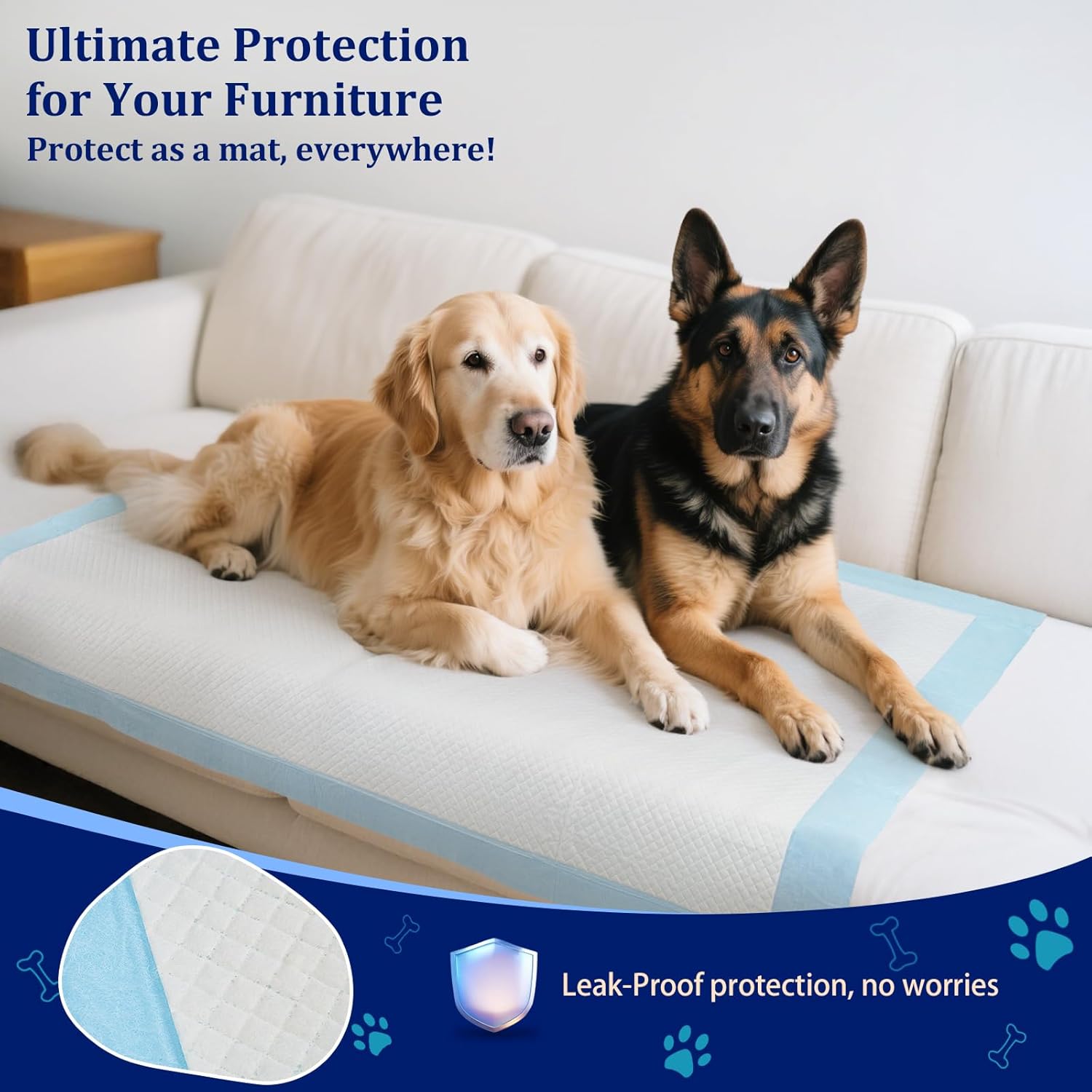 XL(20pc) & XXXXL Pet Pads Combo