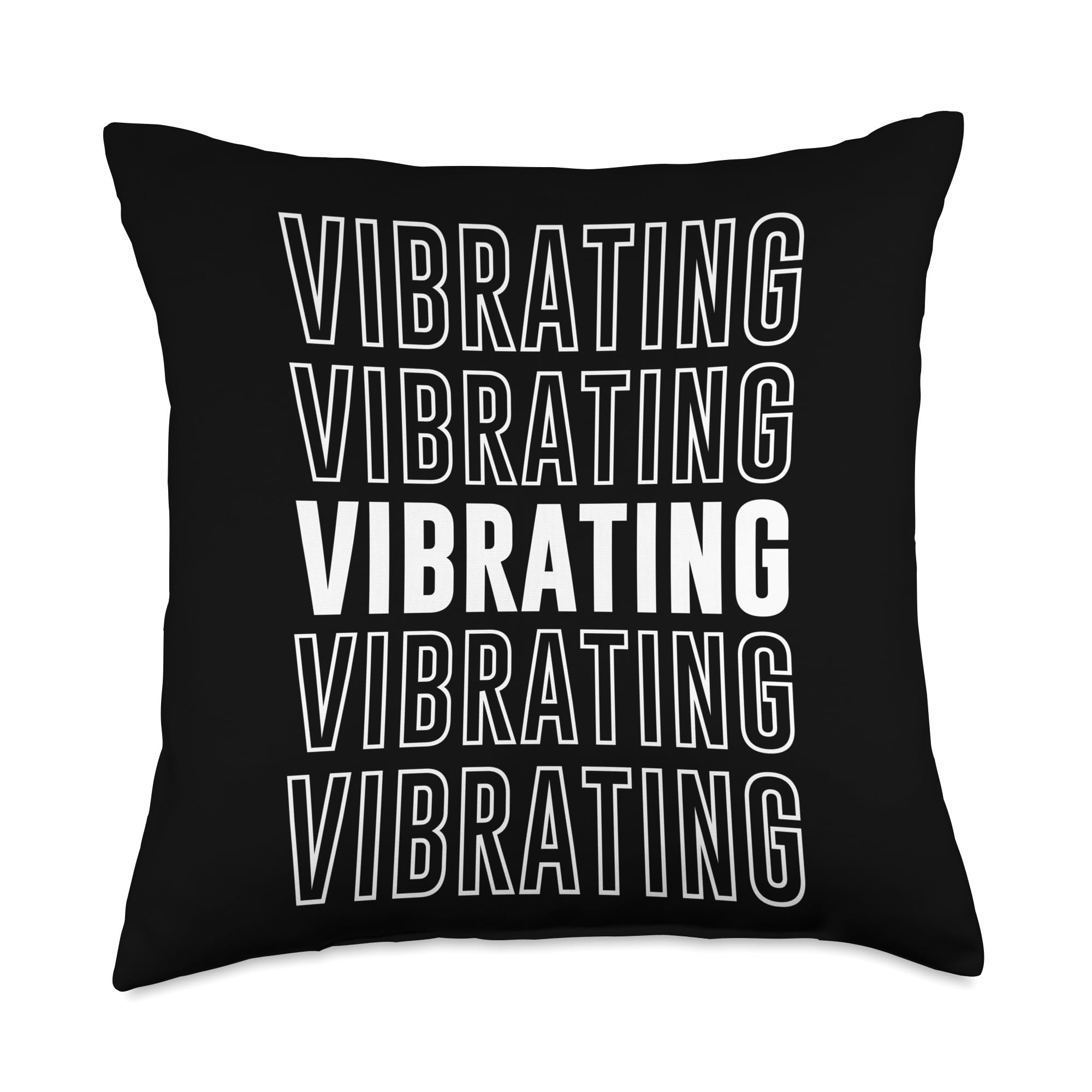 Vibrating Throw Pillow