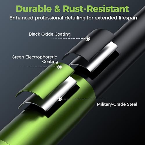 Miniatura 26 de etoolab Llave dinamométrica de clic de 1/2 de doble alcance【10-170.0ft.lb/13.60-230.5Nm】Llave dinamométrica de precisión ±3% de 1/2, llave ajustable