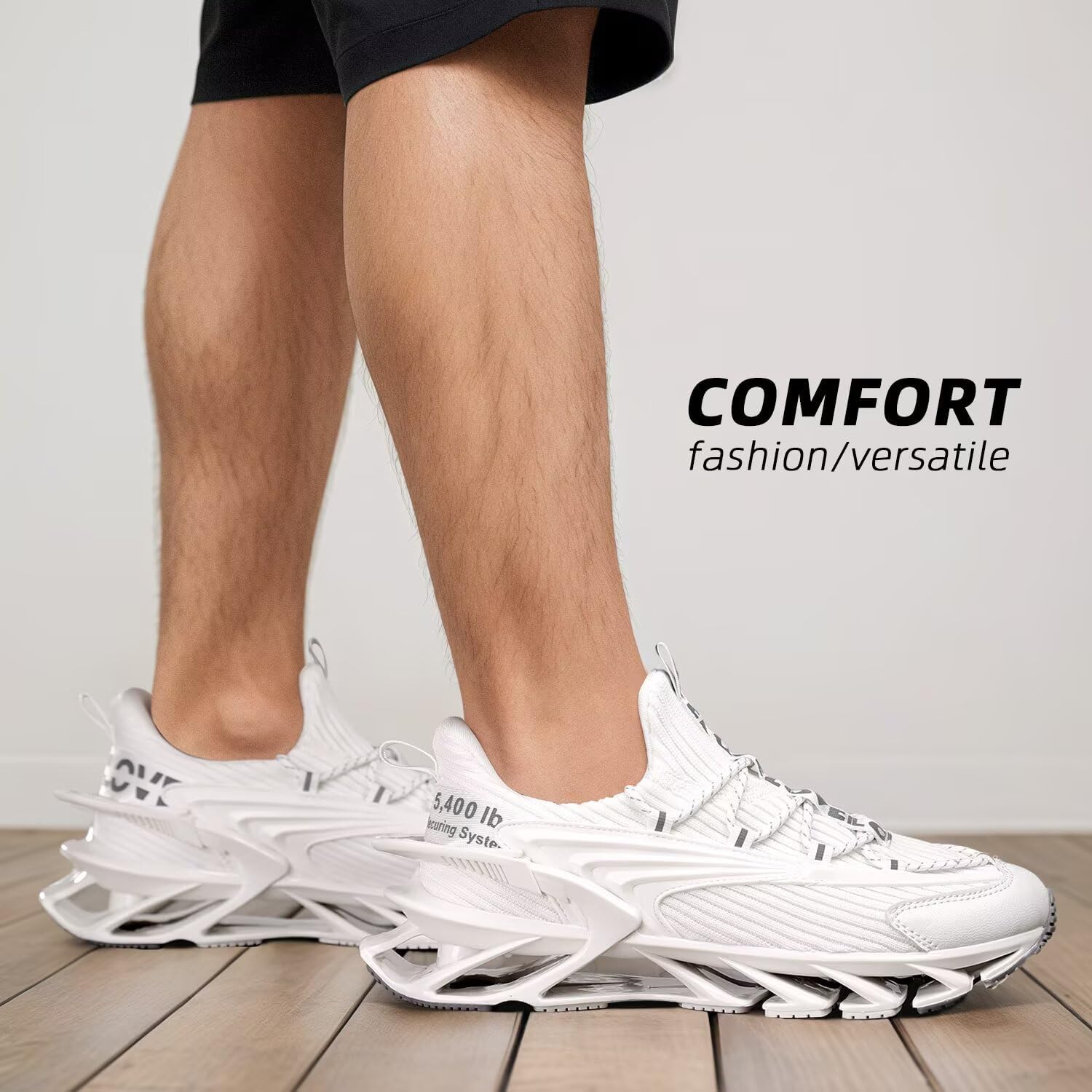 Men's Trail Runners Fashion Sneakers Breathable Mesh Running Shoes Blade Non Slip Casual Athletic Walking Shoes - Image 7