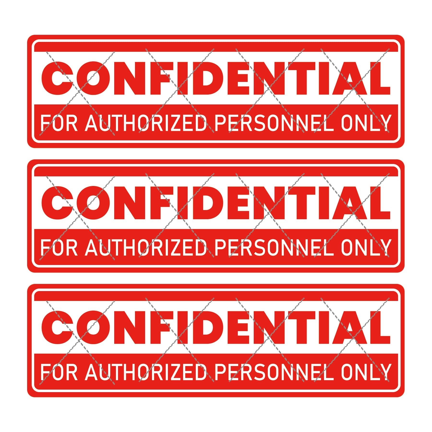 Red Confidential Stickers File Folder Chart Labels 1 x 4 Inch - Confidential Tamper Evident Stickers Top Secret Stickers Confidential Labels File Handling Instructions Stickers Labels 500 Pcs